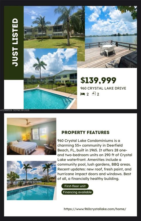 960 Crystal Lake Drive 114, Deerfield Beach, FL 33064