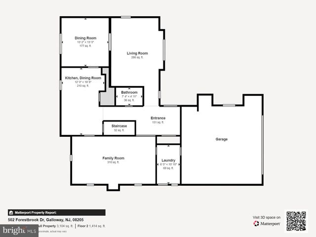 502 FORESTBROOK DR, Galloway, NJ 08205