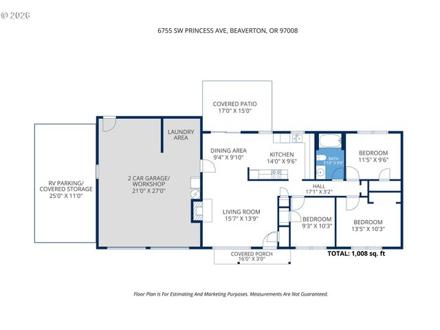 6755 Sw PRINCESS Ave, Beaverton, OR 97008