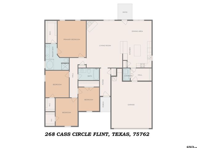 268 Cass Circle, Flint, TX 75762