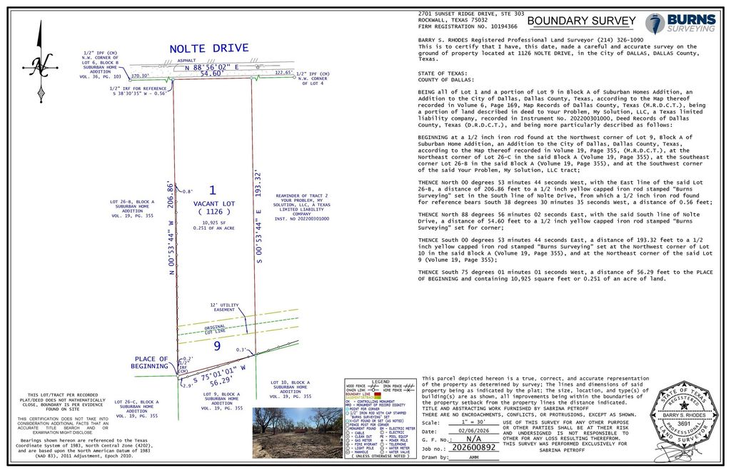 1134 Nolte Drive, Dallas, TX 75208