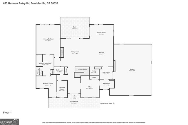 655 Holman Autry Road, Danielsville, GA 30633