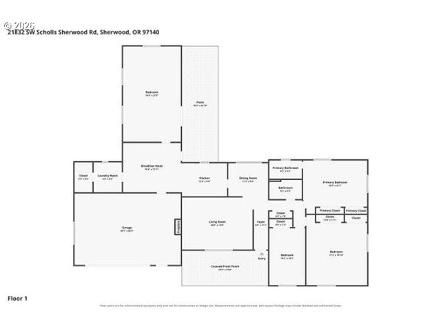 21832 Sw SCHOLLS SHERWOOD Rd, Sherwood, OR 97140