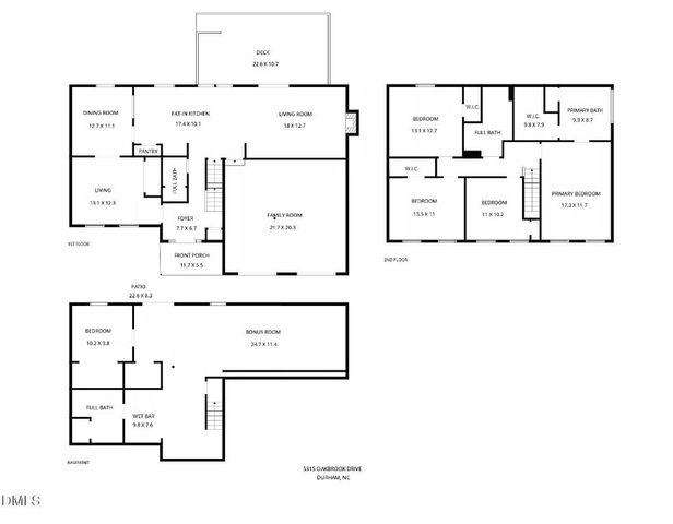 5315 Oakbrook Drive, Durham, NC 27713