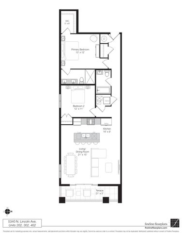 5340 N Lincoln Avenue 202, Chicago, IL 60625