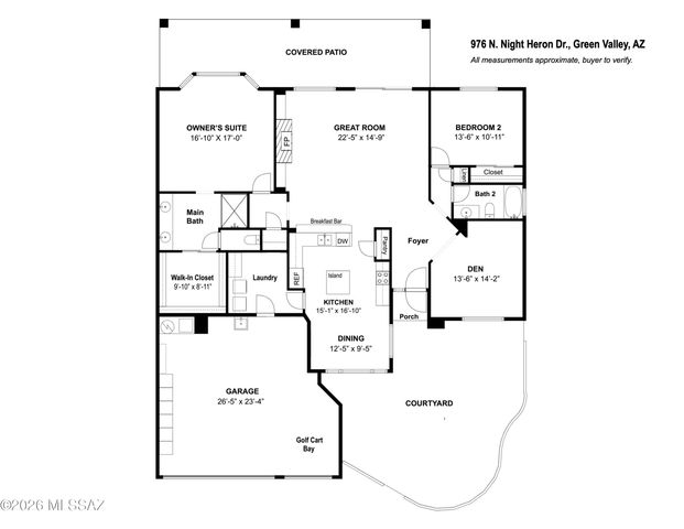 976 N Night Heron Drive, Green Valley, AZ 85614