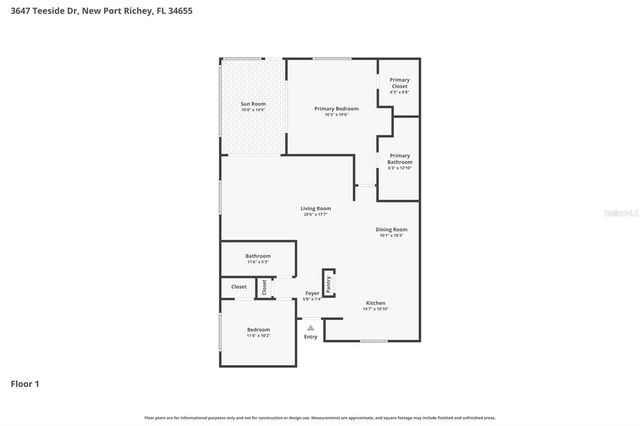 3647 TEESIDE DRIVE, New Port Richey, FL 34655