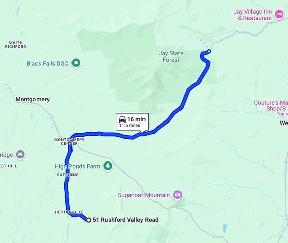 51 Rushford Valley Road, Montgomery, VT 05471