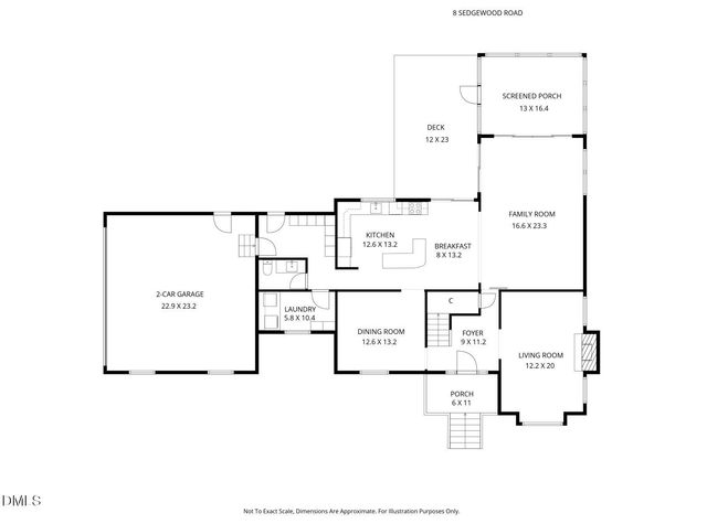8 Sedgewood Road, Chapel Hill, NC 27514