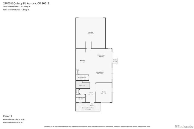 21803 E Quincy Place, Aurora, CO 80015