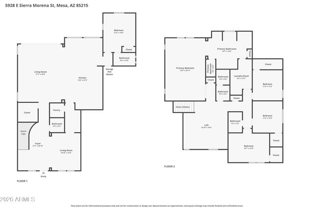 5928 E SIERRA MORENA Street, Mesa, AZ 85215
