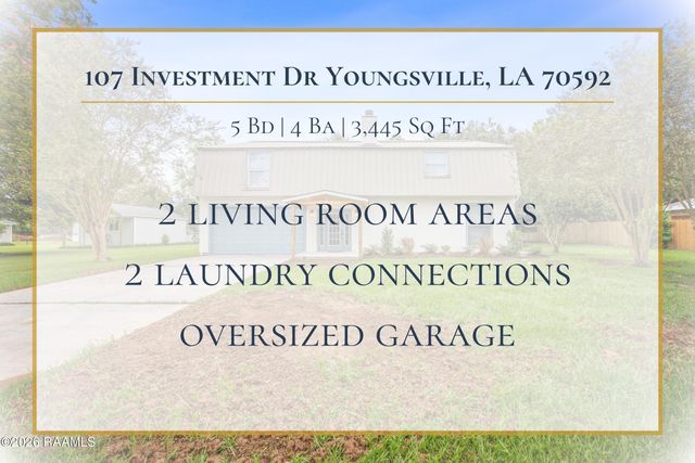 107 Investment Drive, Youngsville, LA 70592