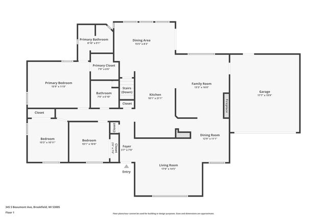 345 S Beaumont AVENUE, Brookfield, WI 53005