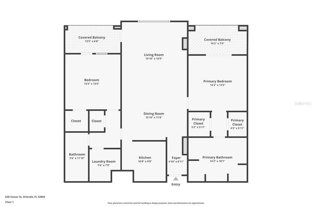 630 VASSAR STREET 2505, Orlando, FL 32804