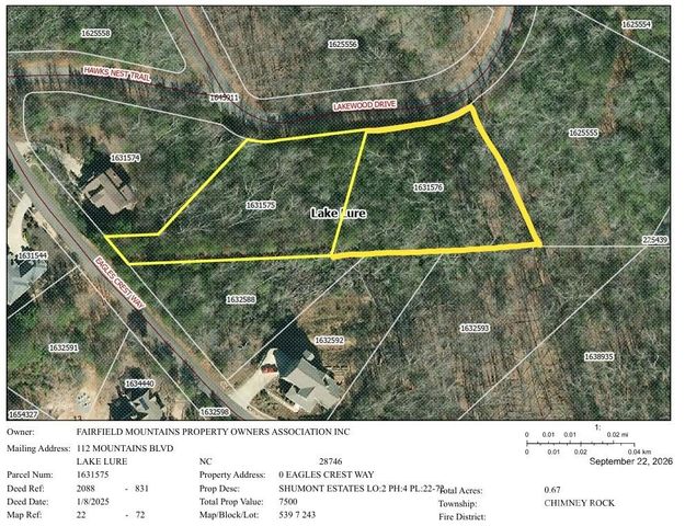 Lot 1 & 2 Eagles Crest Way, Lake Lure, NC 28746