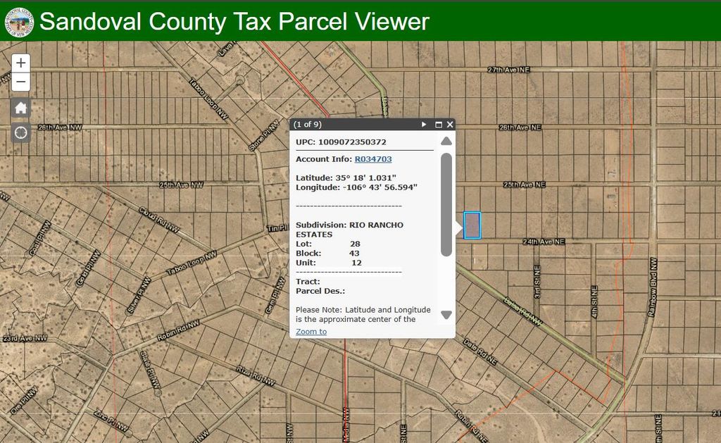24th Avenue NE, Rio Rancho, NM 87144