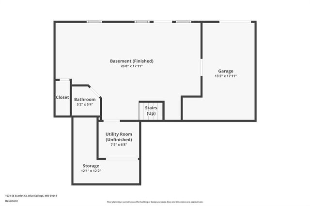 1021 SE Scarlet Court, Blue Springs, MO 64014