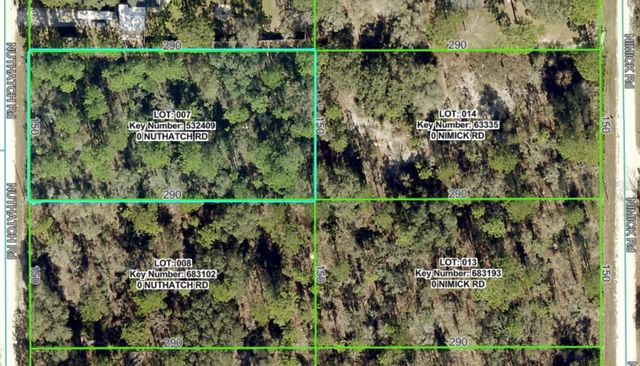 Lot 7 NUTHATCH ROAD, Weeki Wachee, FL 34614