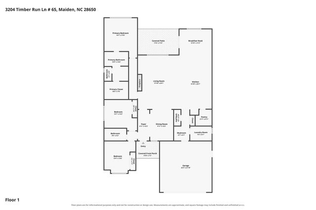 3204 Timber Run Lane, Maiden, NC 28650
