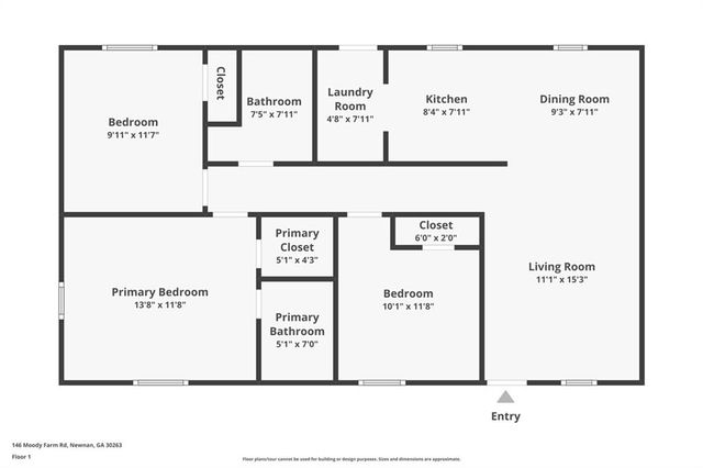 146 Moody Farm Road, Newnan, GA 30263