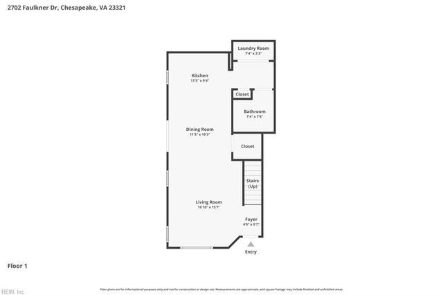 2702 Faulkner DR, Chesapeake, VA 23321