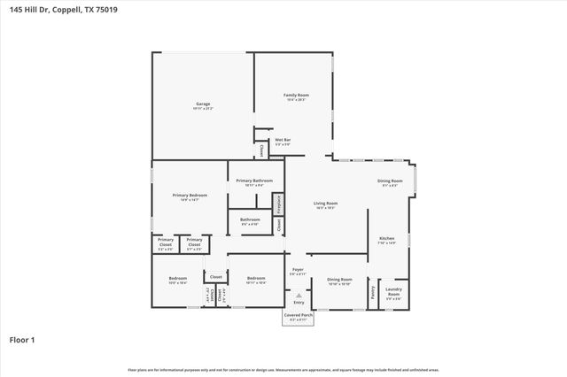 145 Hill Drive, Coppell, TX 75019