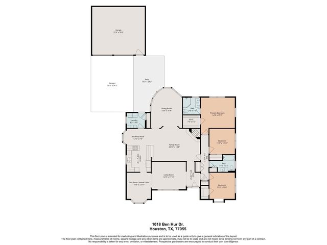 1018 Ben Hur Drive, Spring Valley Village, TX 77055