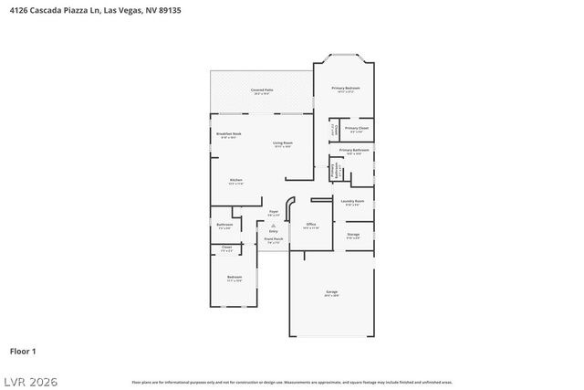 4126 Cascada Piazza Lane, Las Vegas, NV 89135