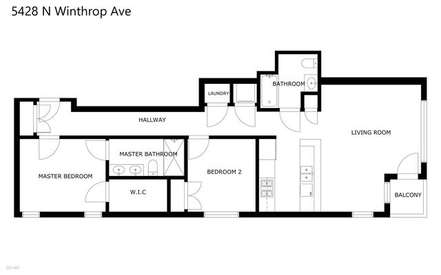 5428 N Winthrop Avenue 202, Chicago, IL 60640