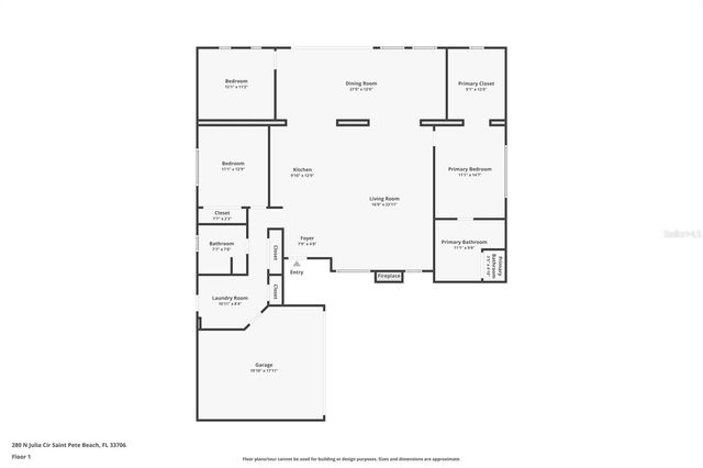 280 N JULIA CIRCLE, St Pete Beach, FL 33706