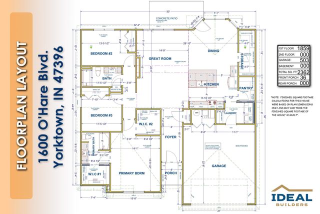 1600 S O'Hare Boulevard, Yorktown, IN 47396
