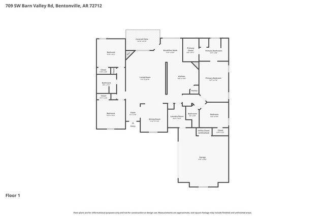 709 SW Barn Valley Road, Bentonville, AR 72712