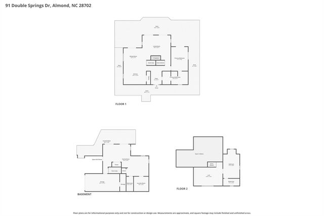 91 Double Springs Road, Almond, NC 28702
