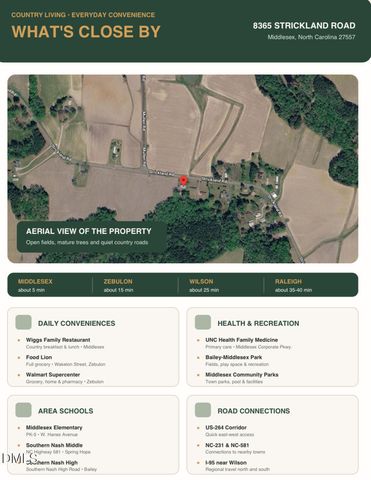 8365 Strickland Road, Middlesex, NC 27557