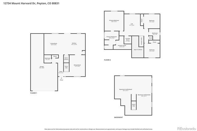 12734 Mt Harvard Drive, Peyton, CO 80831