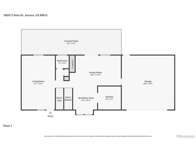 16847 E Kent Dr, Aurora, CO 80013