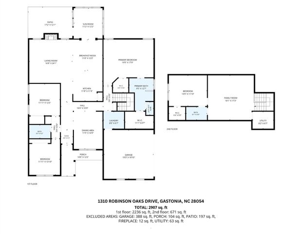 1310 Robinson Oaks Drive, Gastonia, NC 28054