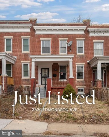 3530 EDMONDSON AVE, Baltimore, MD 21229