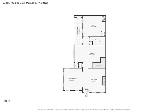 532 MONTEIGNE BLVD, Memphis, TN 38103