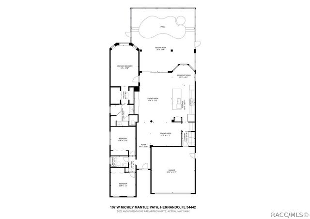 107 W Mickey Mantle Path, Hernando, FL 34442