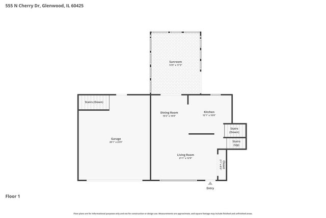 555 N Cherry Drive, Glenwood, IL 60425