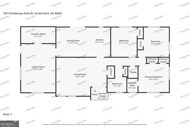 1077 Ponderosa Park Drive, Forest Park, GA 30297