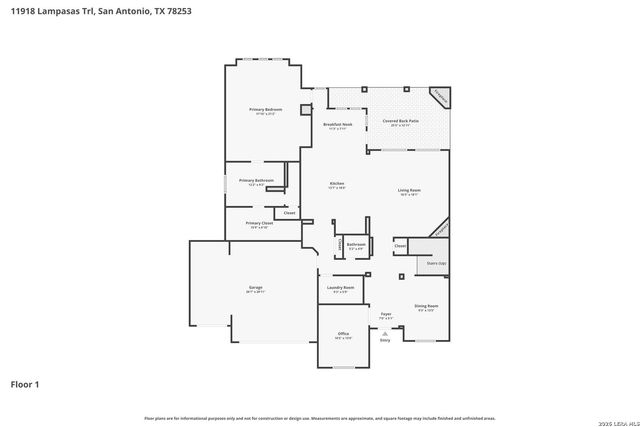 11918 LAMPASAS TRL, San Antonio, TX 78253