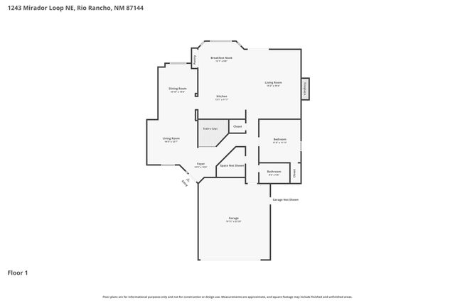 1243 Mirador Loop NE, Rio Rancho, NM 87144