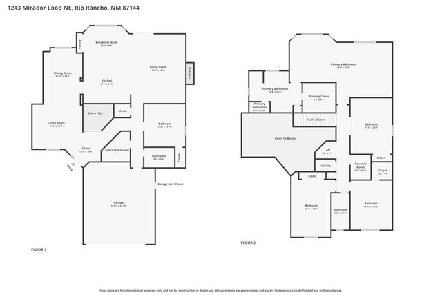 1243 Mirador Loop NE, Rio Rancho, NM 87144