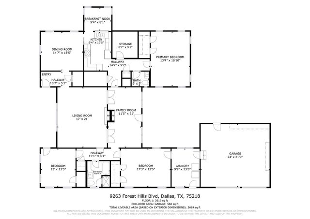 9263 Forest Hills Boulevard, Dallas, TX 75218