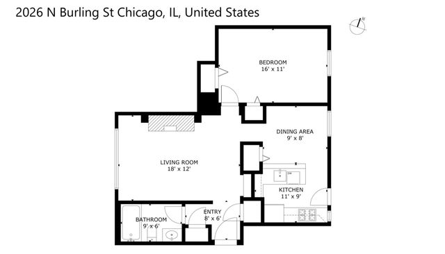 2026 N BURLING Street 107, Chicago, IL 60614