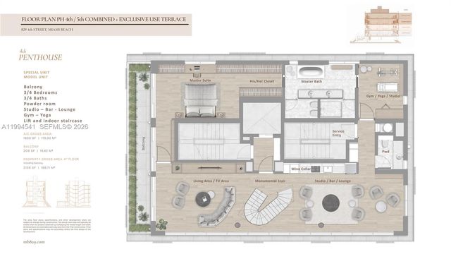 829 4th St PH 4 & 5, Miami Beach, FL 33139