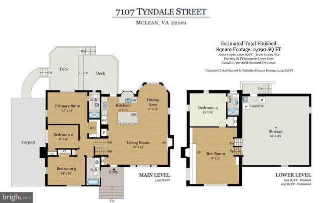 7107 TYNDALE ST, Mclean, VA 22101