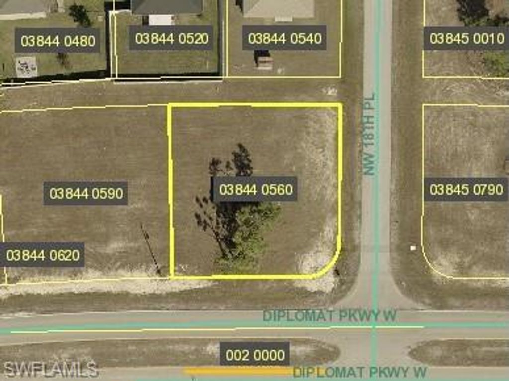 1805 Diplomat PKWY W, CAPE CORAL, FL 33993 — exterior